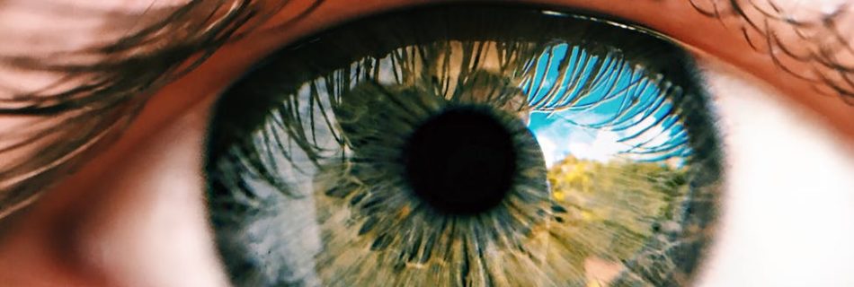 close up photo of person s eye